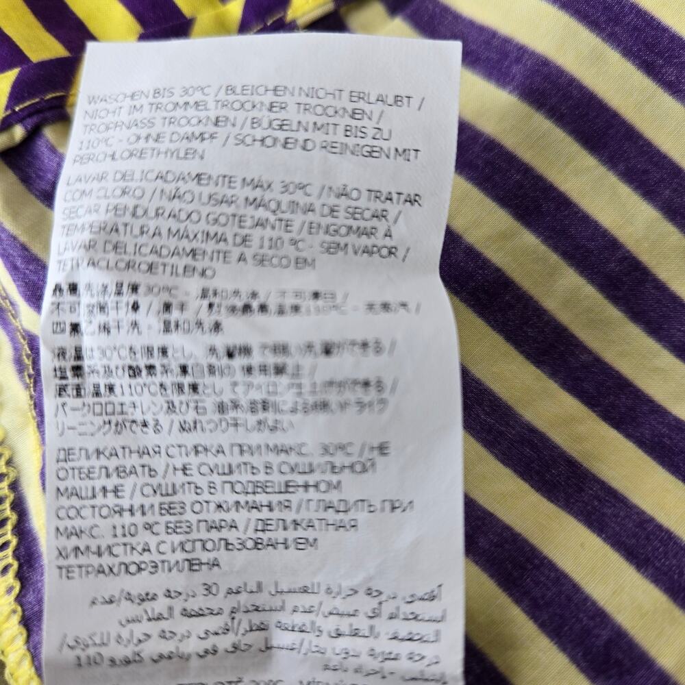 P.A.R.O.S.H. Purple Yellow Stripe Shorts Size XS - Picture 10 of 11